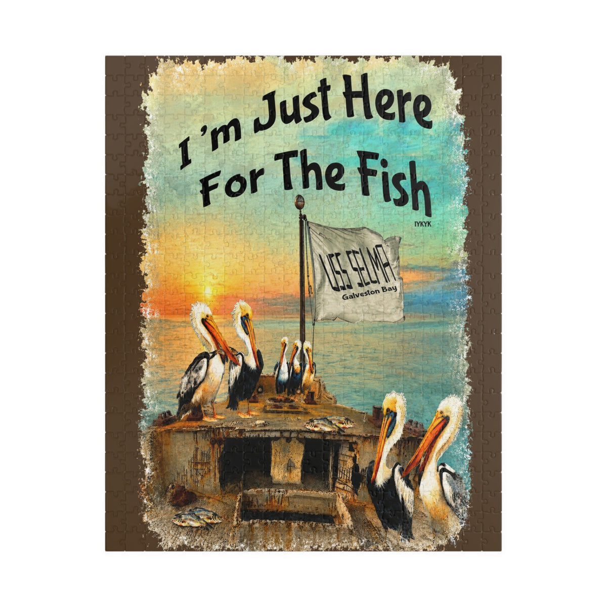 I'm Just Here for the Fish jigsaw puzzle, alternate view 3