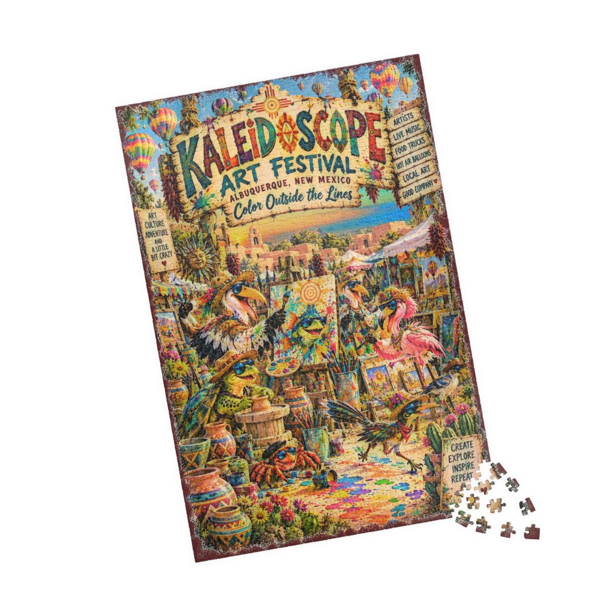 Kaleidoscope Art Festival Jigsaw Puzzle