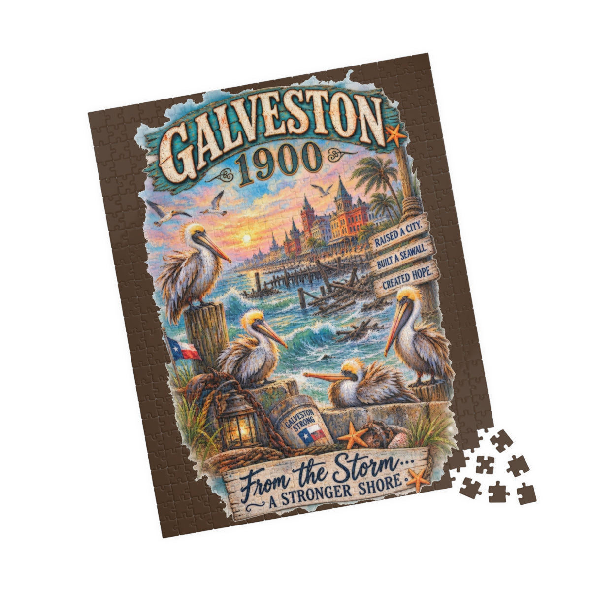 Galveston 1900 Storm jigsaw puzzle, alternate view 6