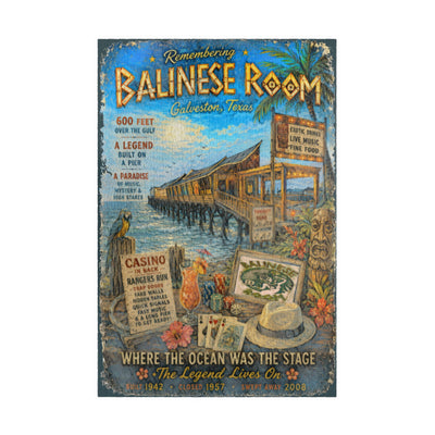 Remembering the Balinese Room jigsaw puzzle – original artwork by The Glass Tattoo Company