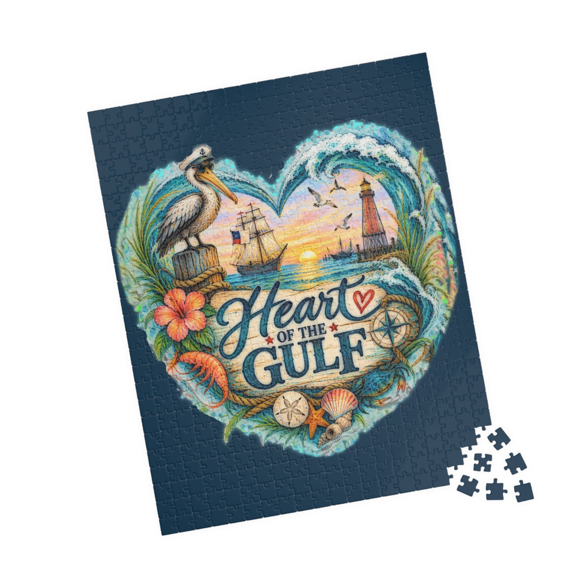 Heart of the Gulf jigsaw puzzle, alternate view 6