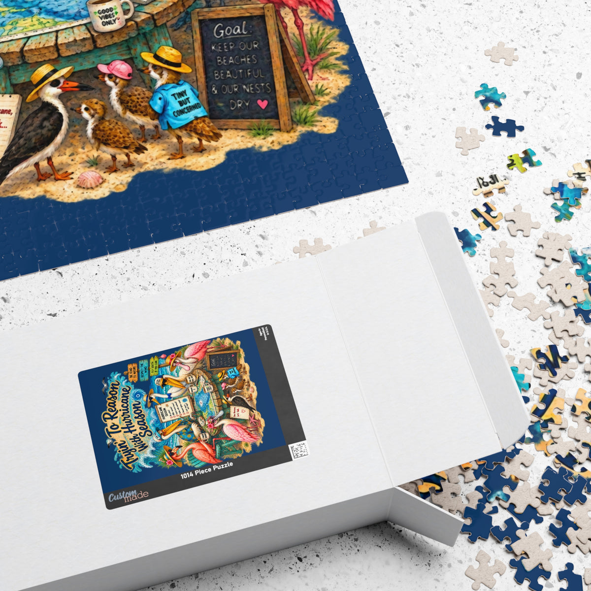 Tryin' to Reason with Hurricane Season jigsaw puzzle, alternate view 4