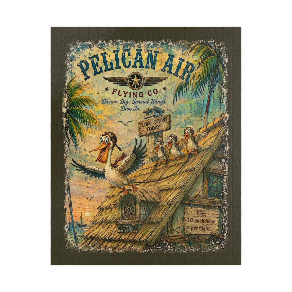 Pelican Air Flying Co. jigsaw puzzle, alternate view 1