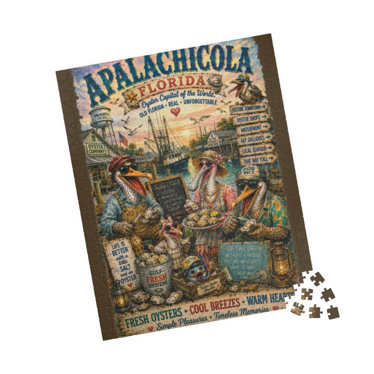Apalachicola Florida Jigsaw Puzzle