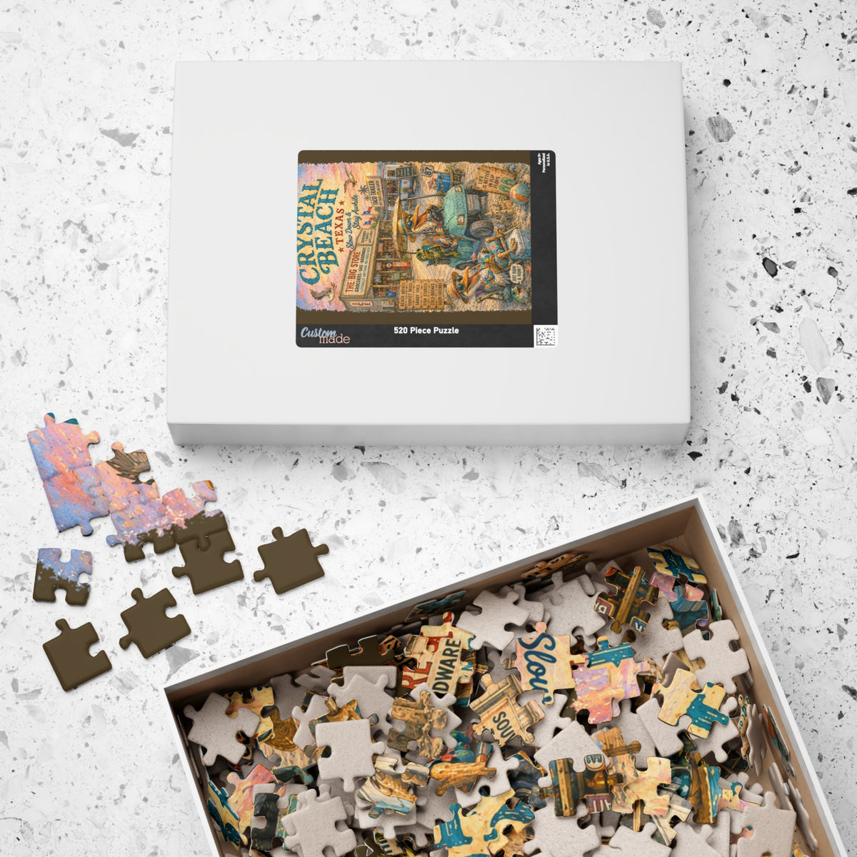 Crystal Beach Big Store & Taco Trailer jigsaw puzzle, alternate view 7