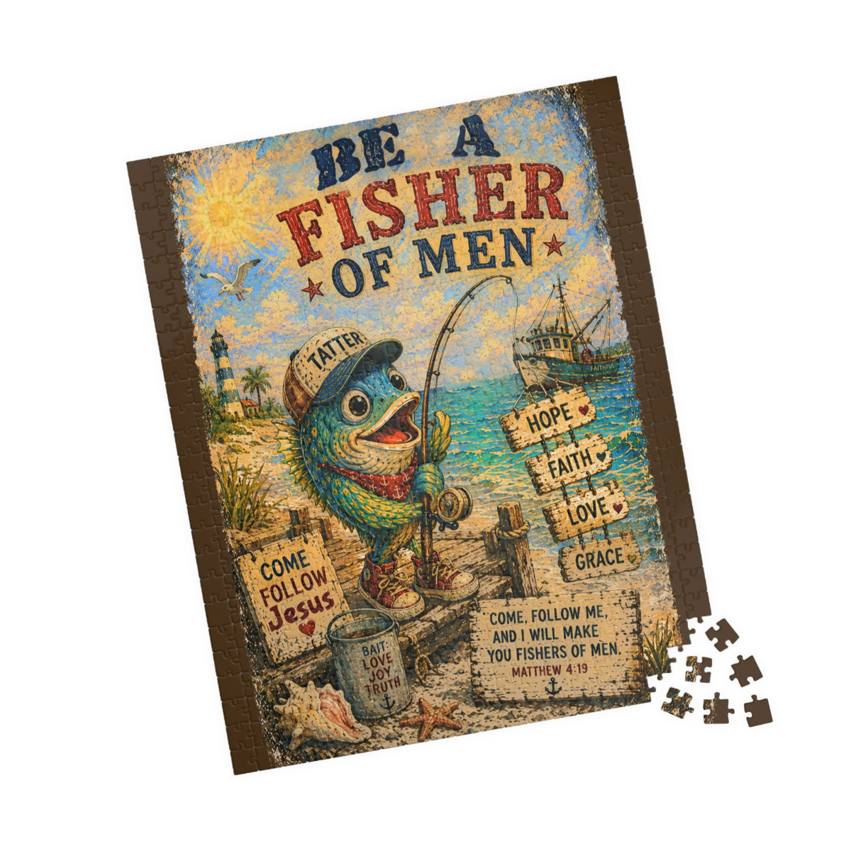 Be a Fisher of Men jigsaw puzzle, alternate view 6