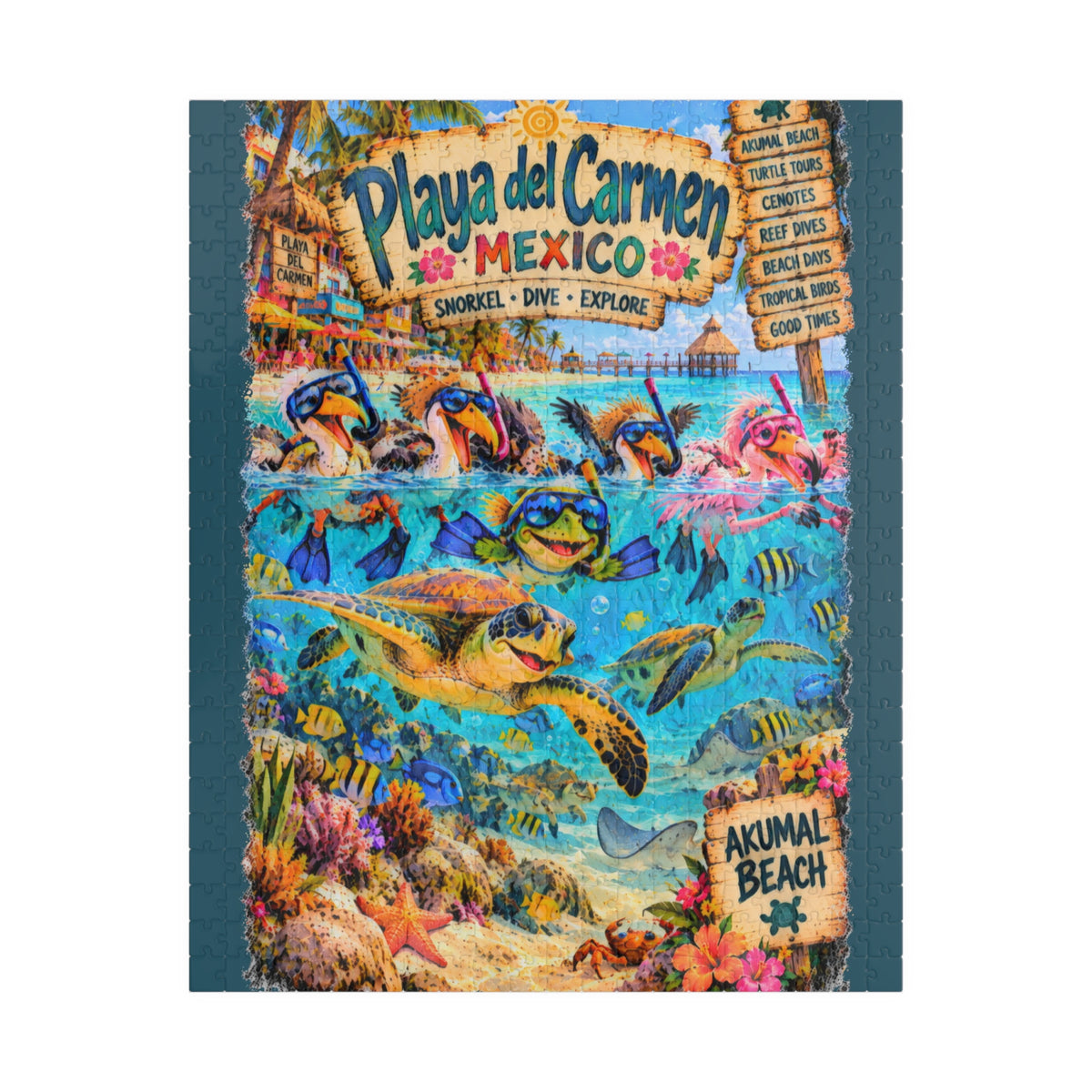 Playa del Carmen Mexico Jigsaw Puzzle
