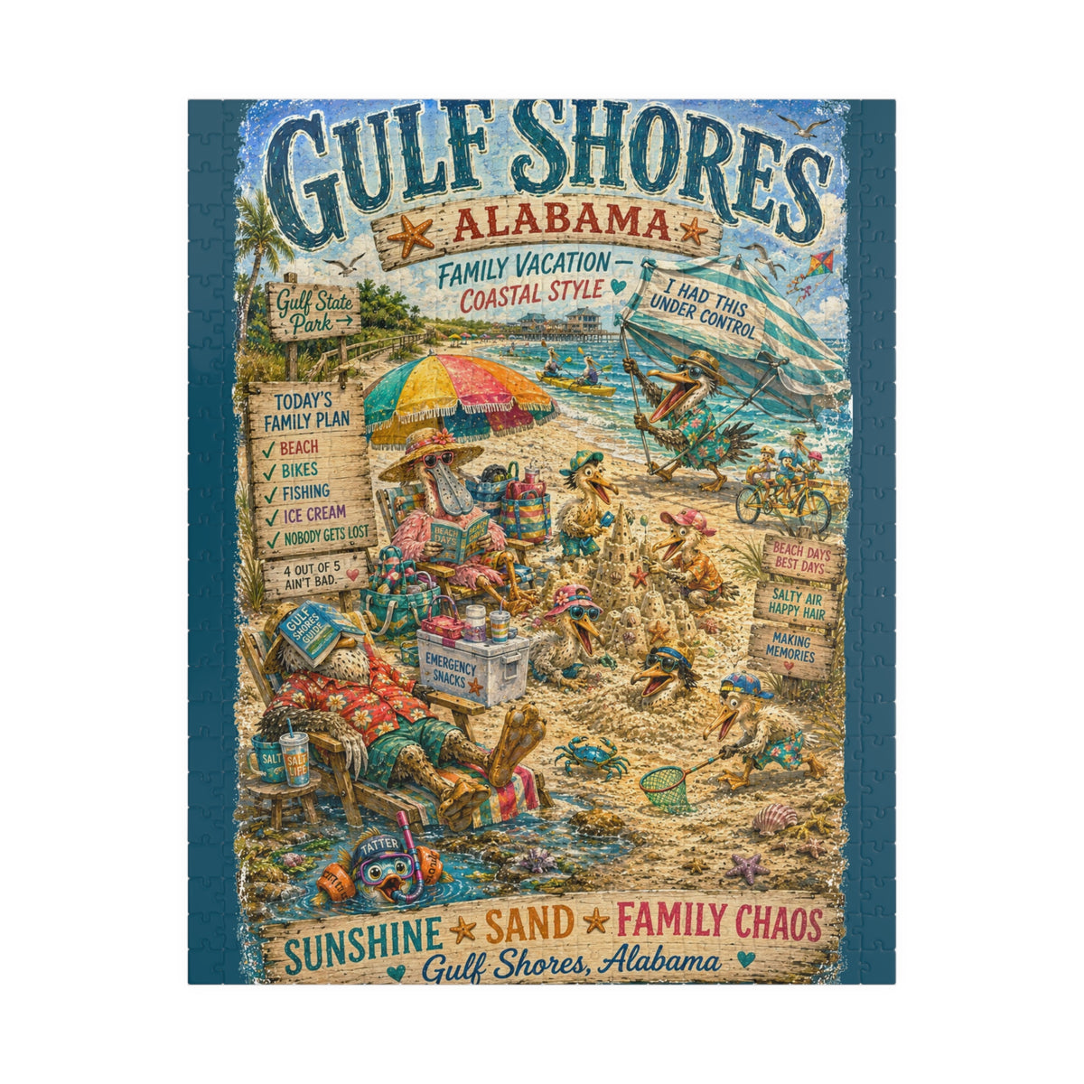Gulf Shores Alabama jigsaw puzzle, alternate view 1