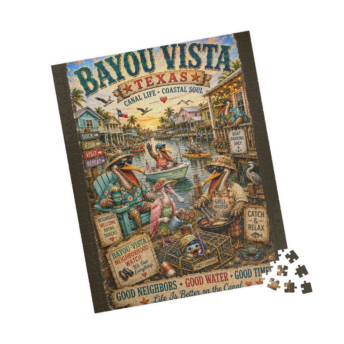 Bayou Vista Texas jigsaw puzzle, alternate view 6