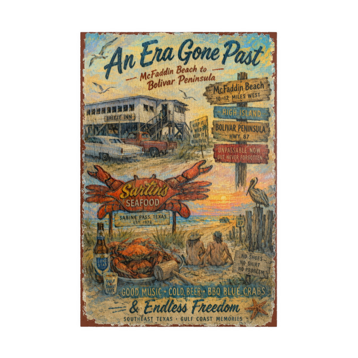 An Era Gone Past jigsaw puzzle – original artwork by The Glass Tattoo Company