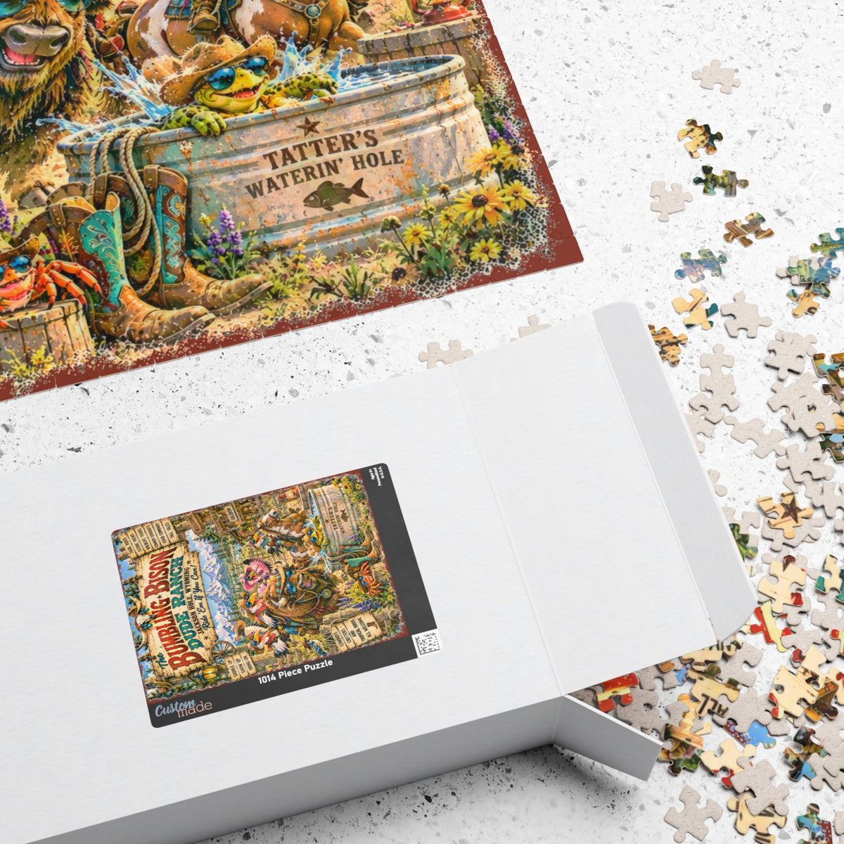 The Bumbling Bison Dude Ranch Jigsaw Puzzle