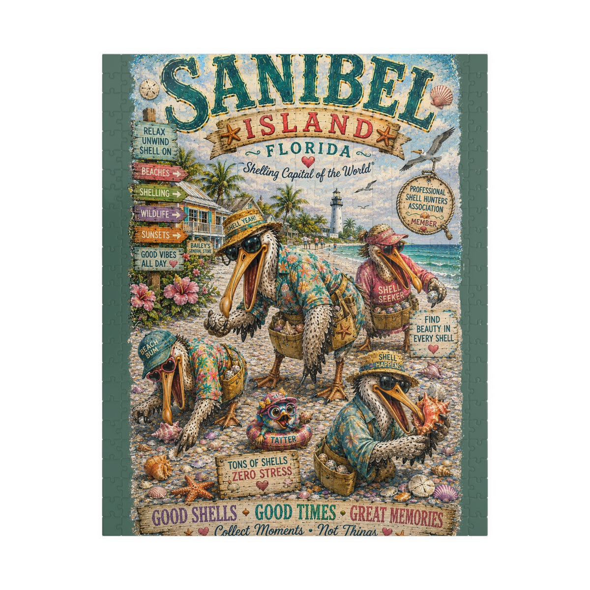 Sanibel Island Florida jigsaw puzzle, alternate view 1