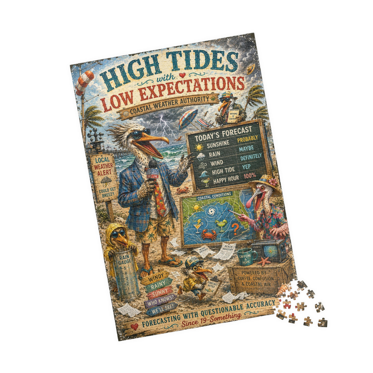 High Tides & Low Expectations jigsaw puzzle, alternate view 3