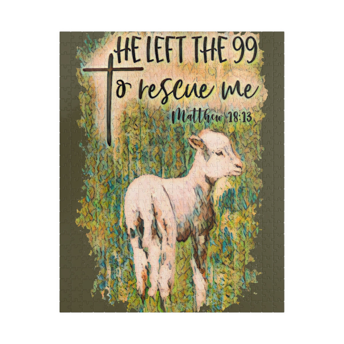 He Left the 99 jigsaw puzzle, alternate view 1