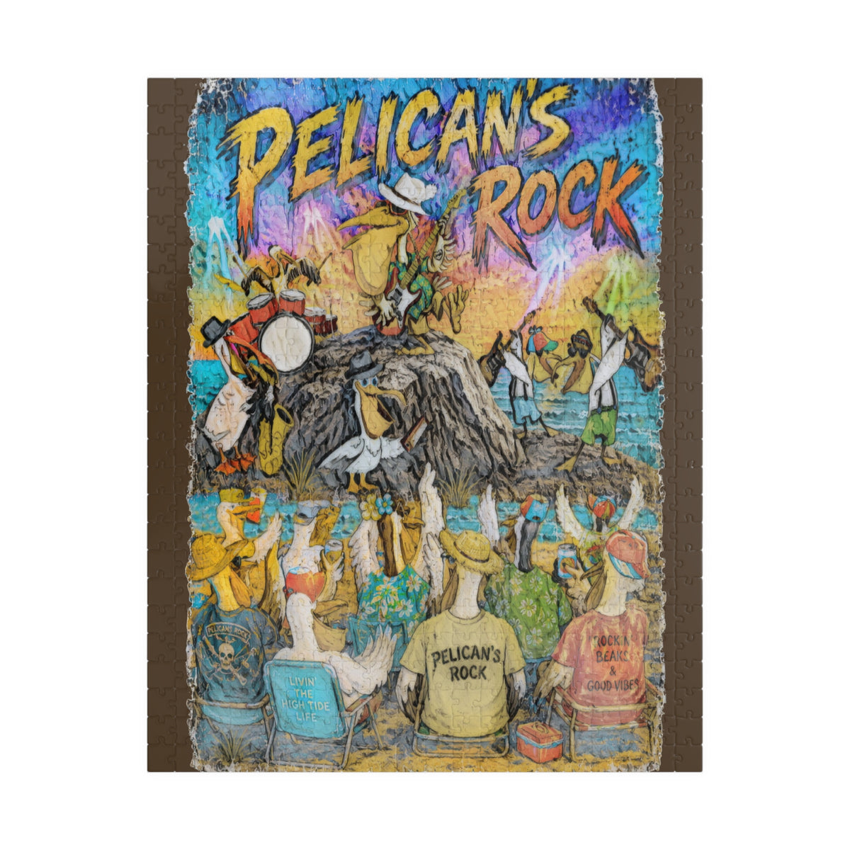 Pelican's Rock jigsaw puzzle, alternate view 1