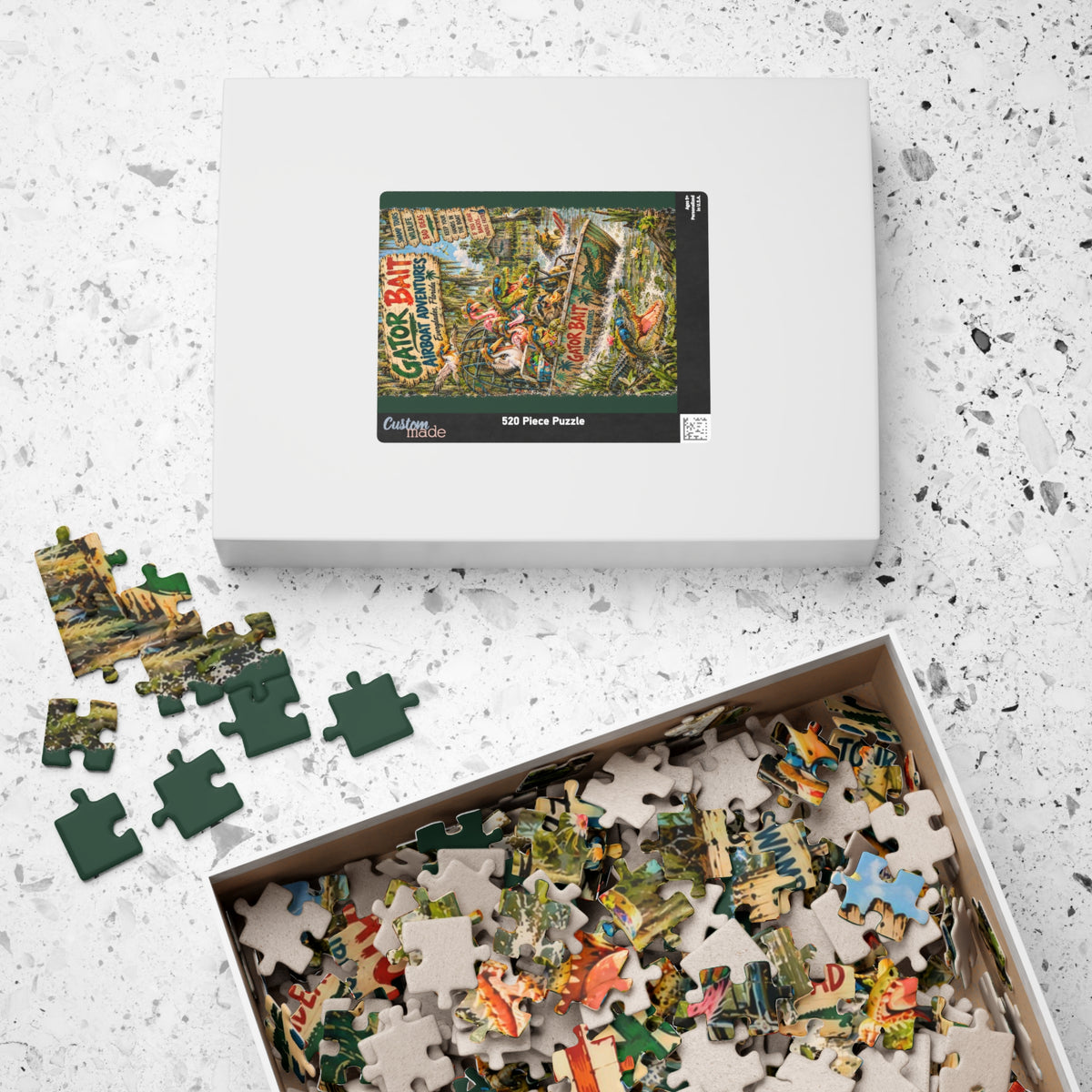 Gator Bait Airboat Adventures Jigsaw Puzzle