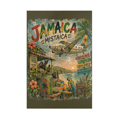 Jamaica Mistaica jigsaw puzzle – original artwork by The Glass Tattoo Company