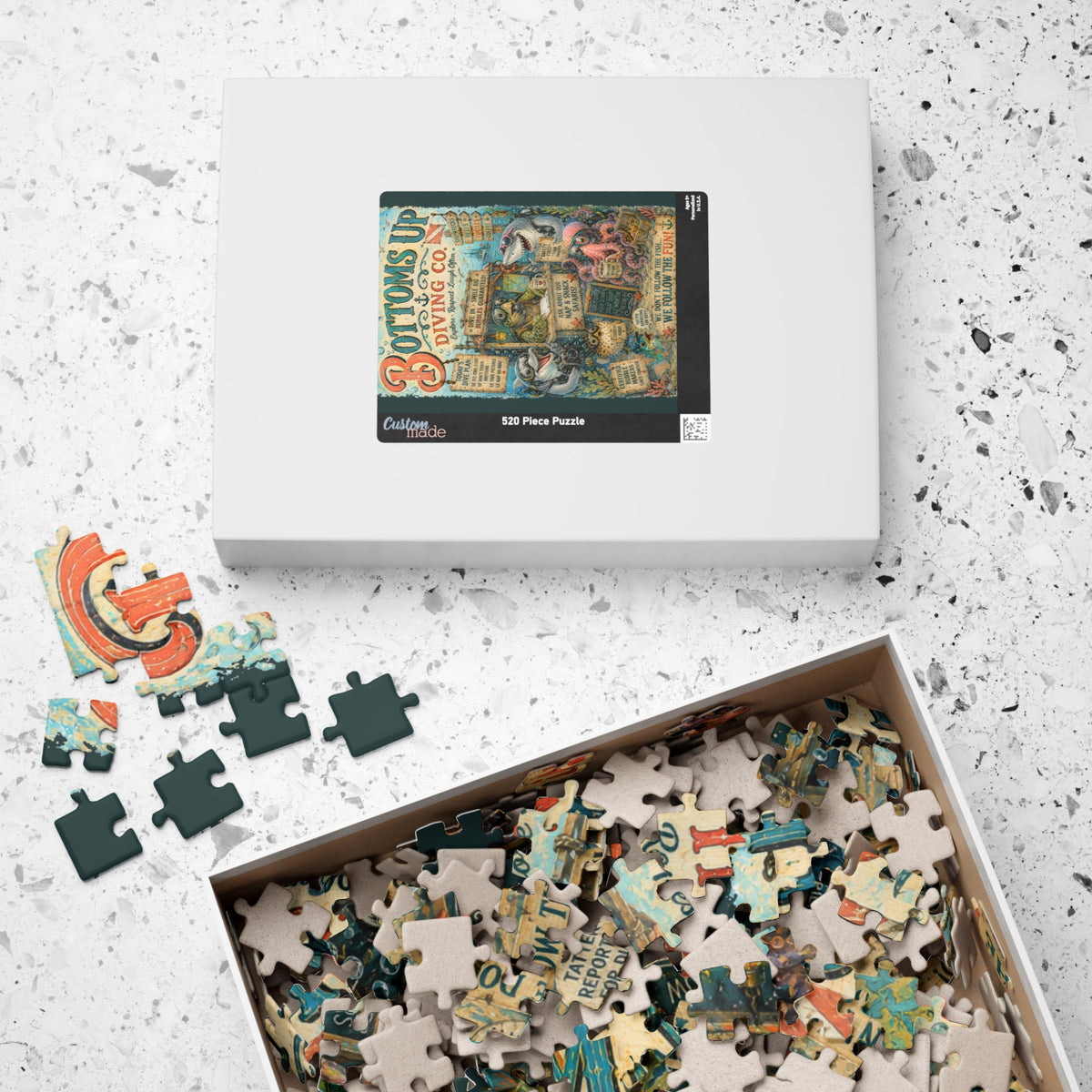 Bottoms Up Diving Co. jigsaw puzzle, alternate view 7