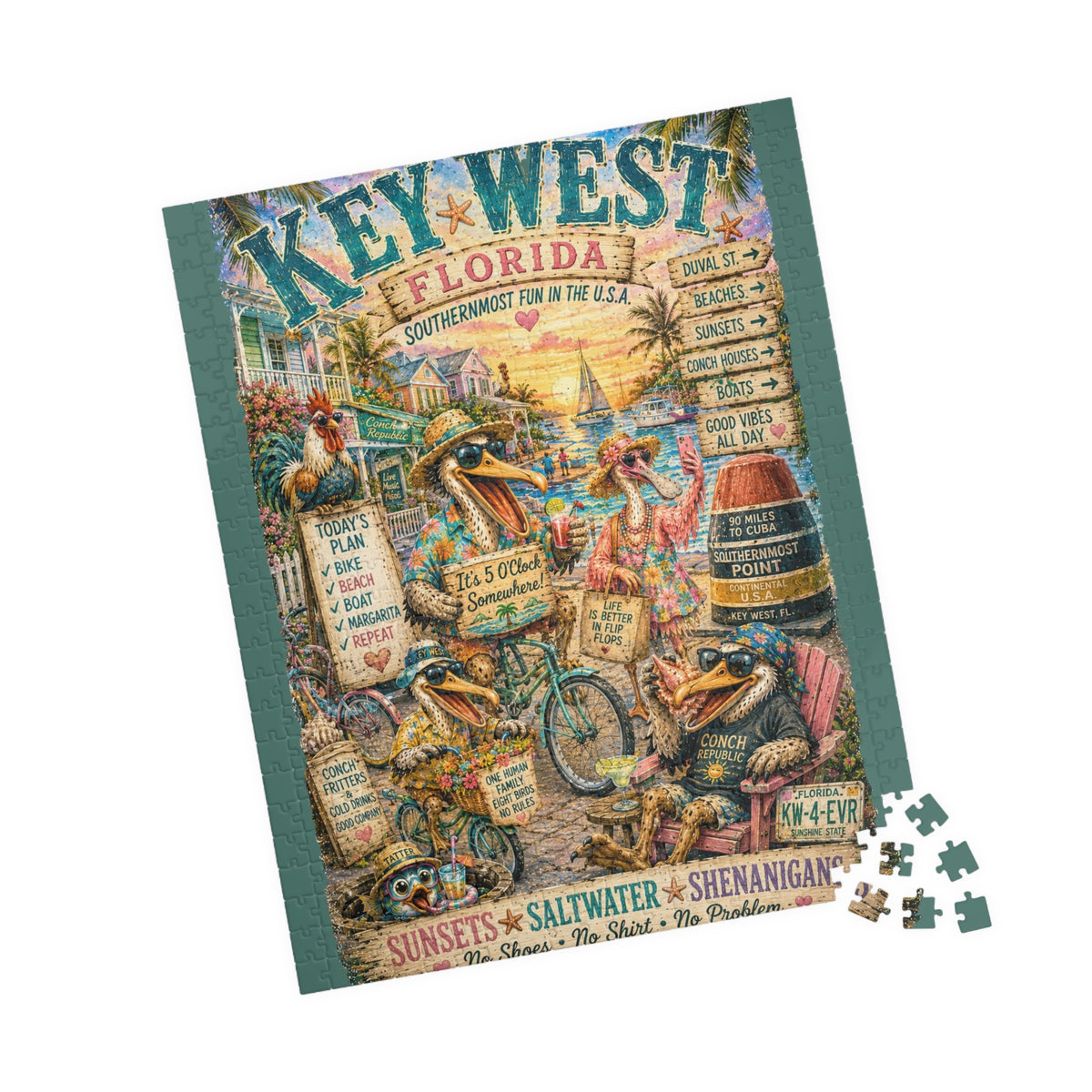 Key West Florida jigsaw puzzle, alternate view 6