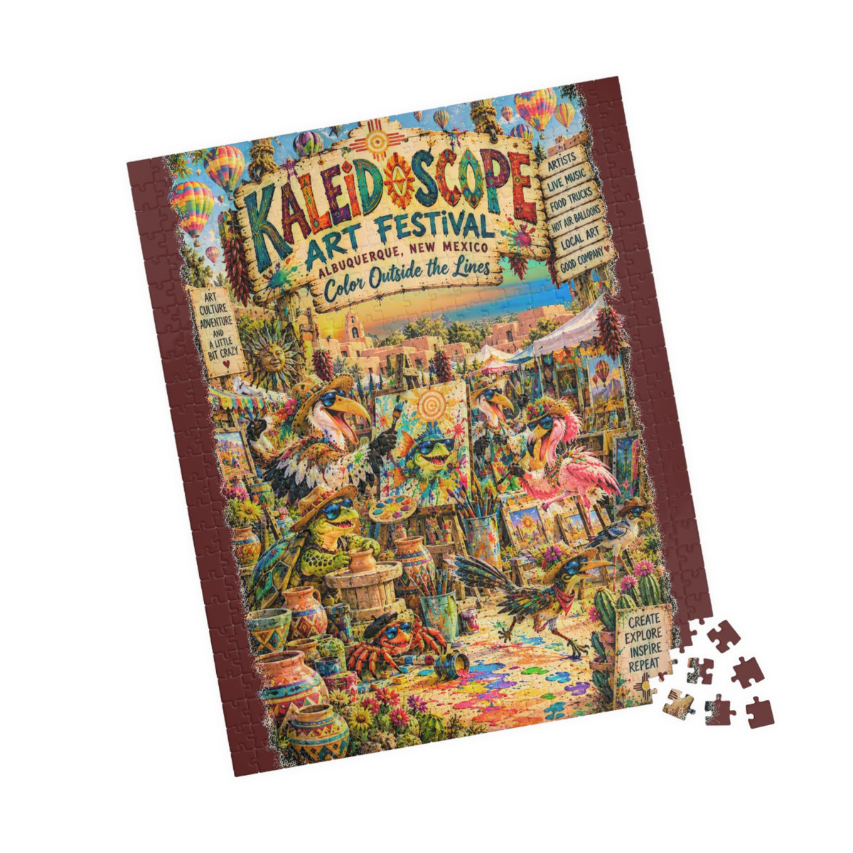Kaleidoscope Art Festival Jigsaw Puzzle