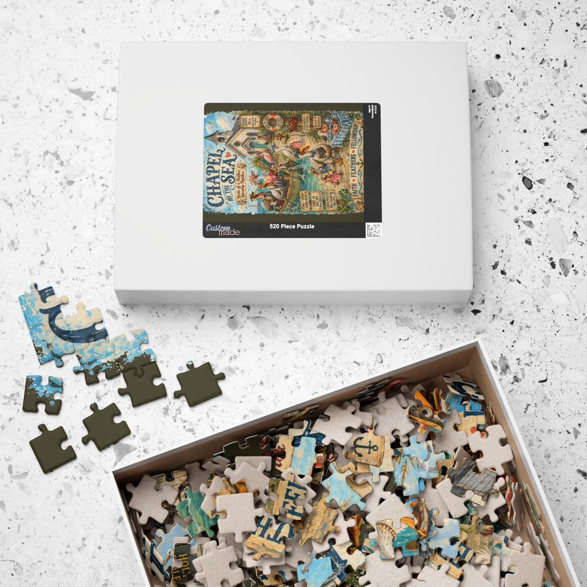 Chapel by the Sea jigsaw puzzle, alternate view 7