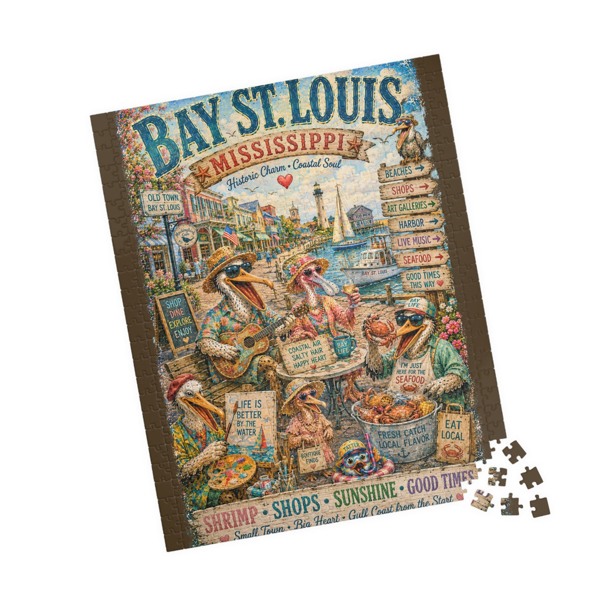 Bay St. Louis Mississippi jigsaw puzzle, alternate view 6