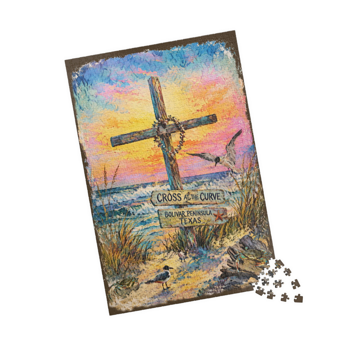 Cross at the Curve jigsaw puzzle, alternate view 3