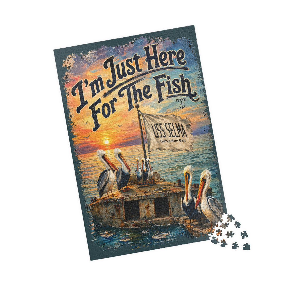 I'm Just Here for the Fish - USS Selma jigsaw puzzle, alternate view 3