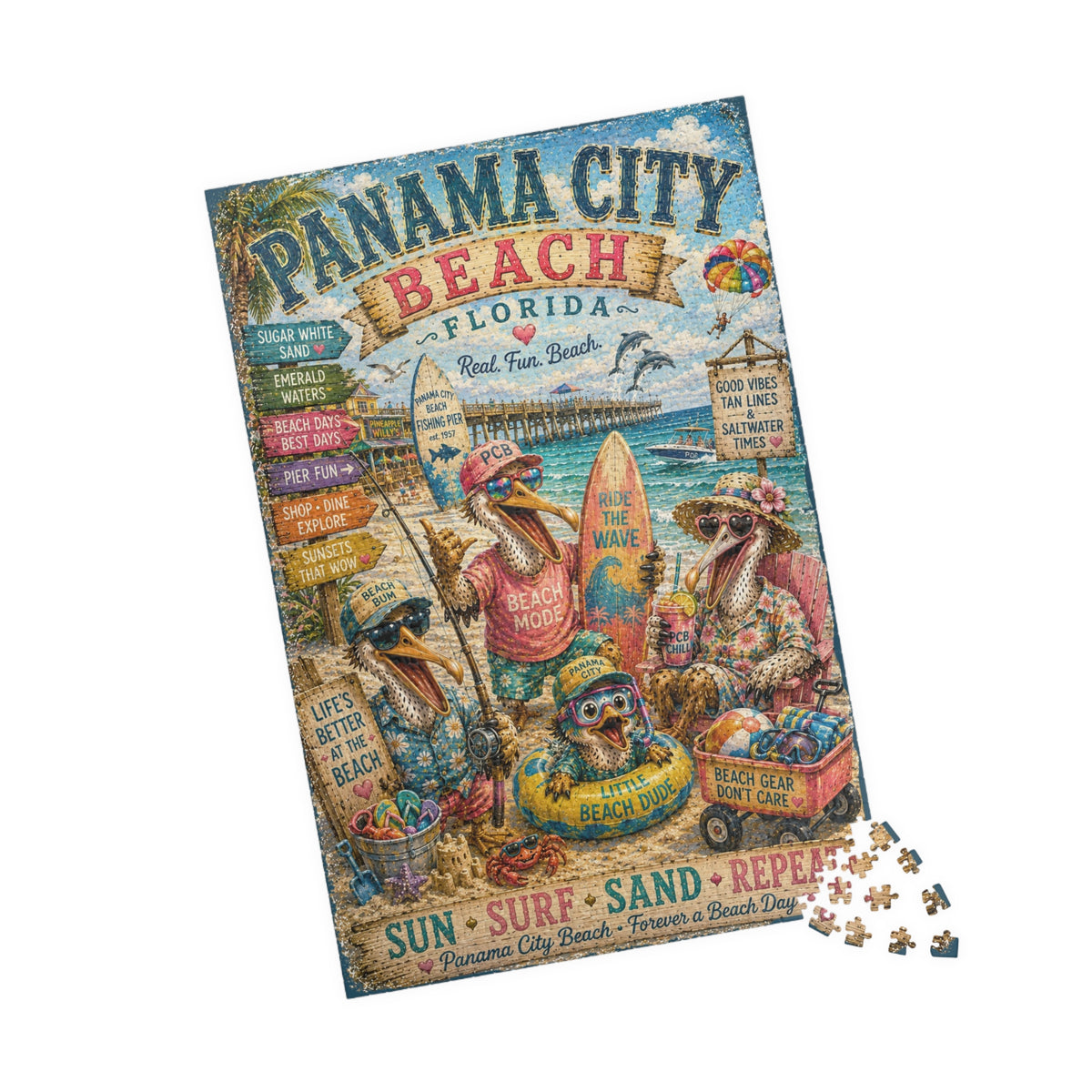 Panama City Beach Florida jigsaw puzzle, alternate view 3