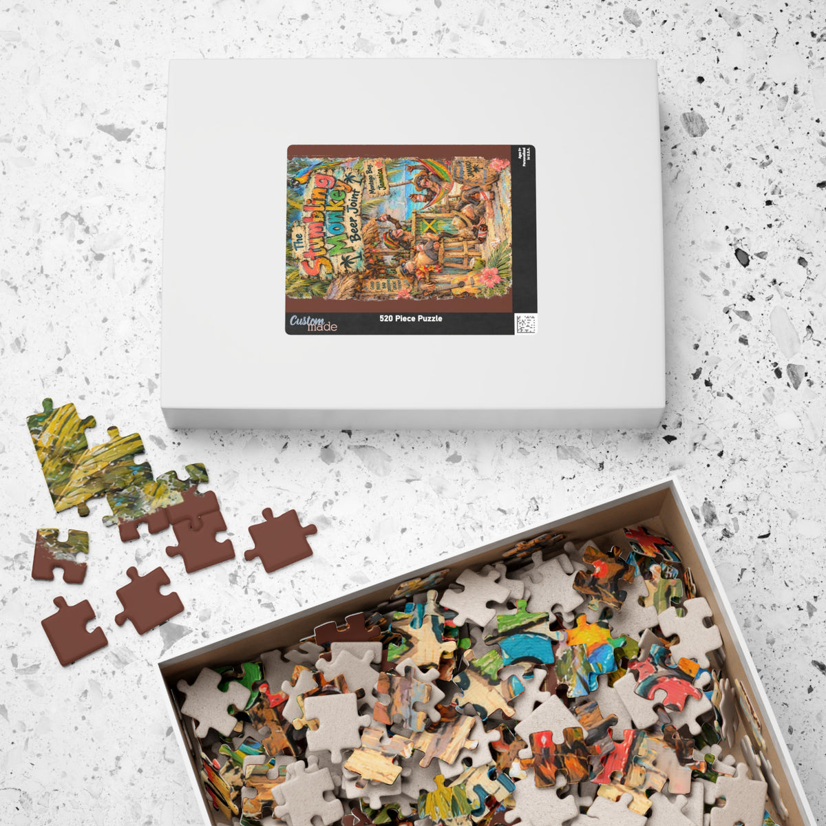 The Stumbling Monkey Beer Joint Jigsaw Puzzle