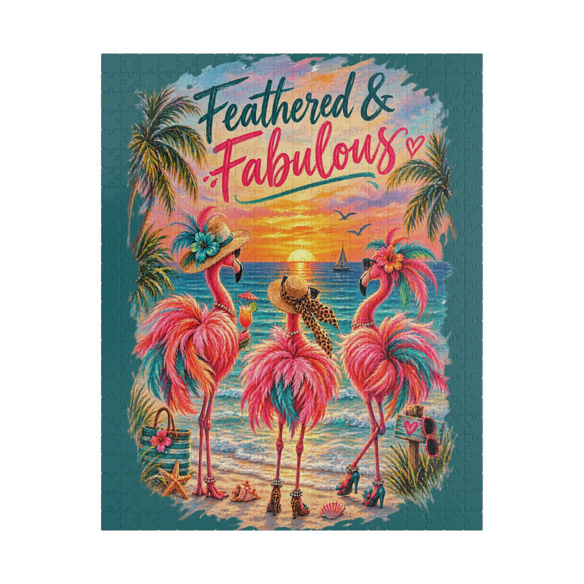 Feathered & Fabulous jigsaw puzzle, alternate view 1
