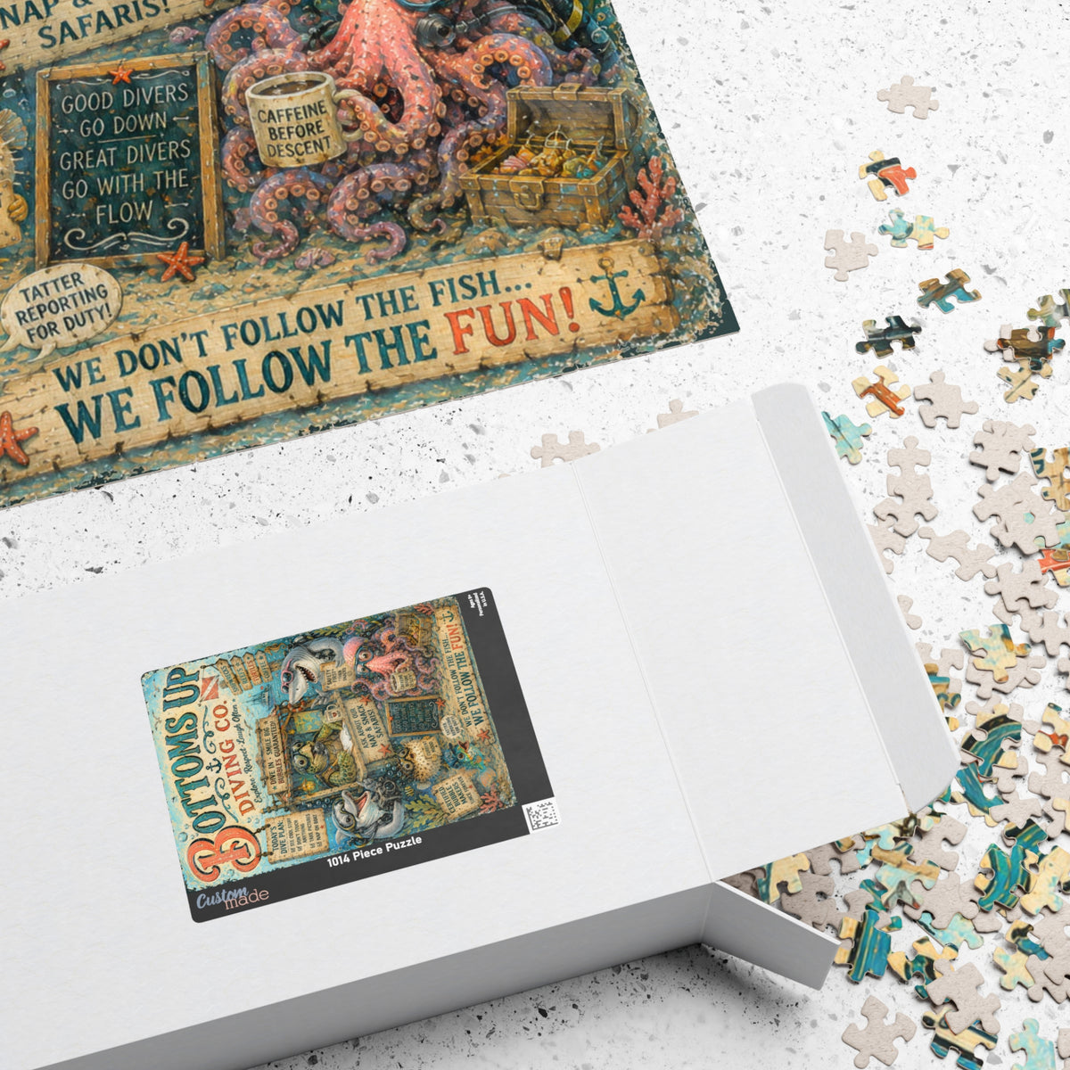Bottoms Up Diving Co. jigsaw puzzle, alternate view 4