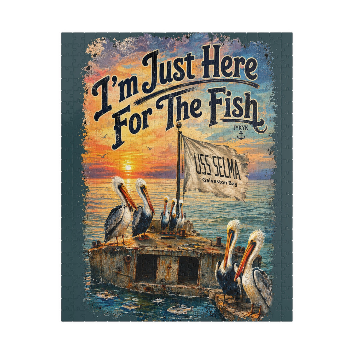 I'm Just Here for the Fish - USS Selma jigsaw puzzle, alternate view 1
