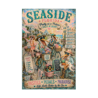 Seaside Florida jigsaw puzzle – original artwork by The Glass Tattoo Company