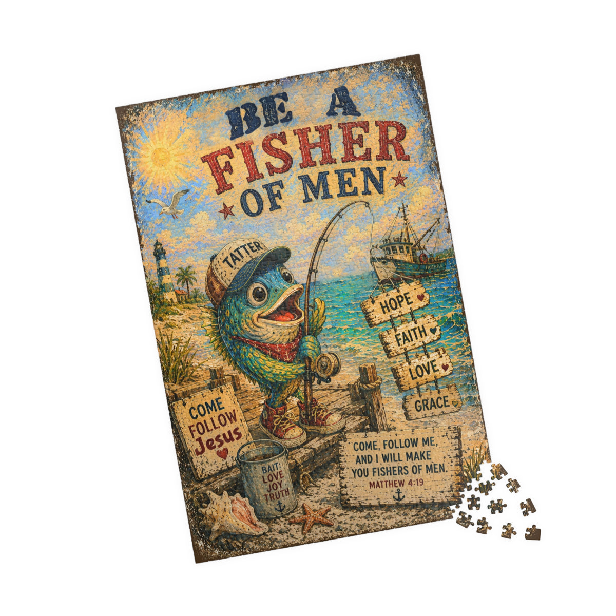 Be a Fisher of Men jigsaw puzzle, alternate view 3