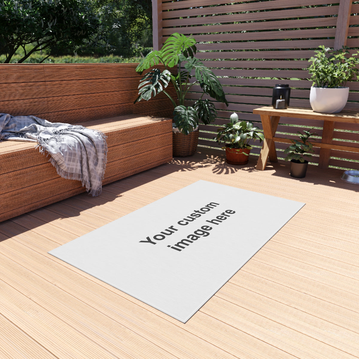 Your Sign on an Outdoor Rug (Custom)