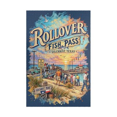 Rollover Fish Pass jigsaw puzzle – original artwork by The Glass Tattoo Company