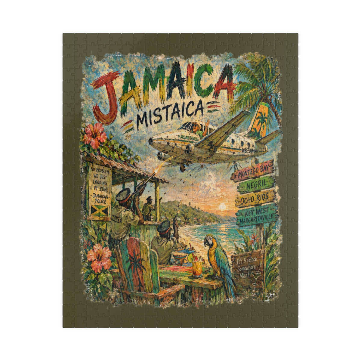 Jamaica Mistaica jigsaw puzzle, alternate view 1