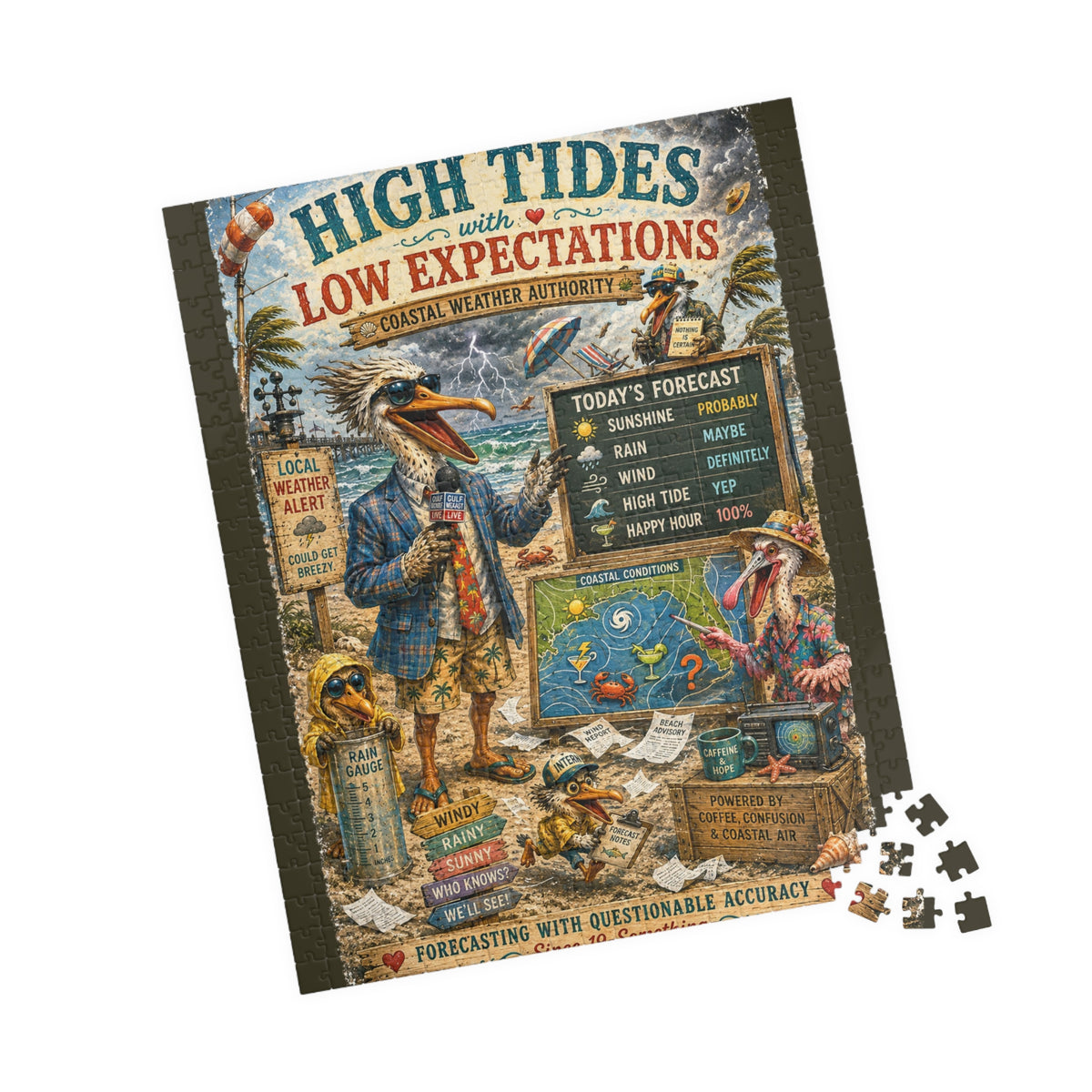 High Tides & Low Expectations jigsaw puzzle, alternate view 6