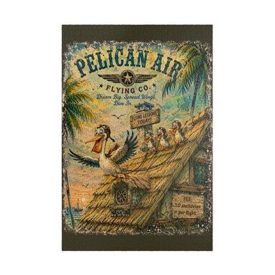 Pelican Air Flying Co. jigsaw puzzle – original artwork by The Glass Tattoo Company