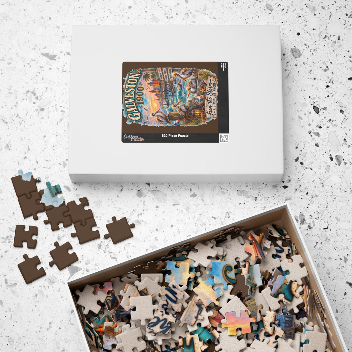 Galveston 1900 Storm jigsaw puzzle, alternate view 7