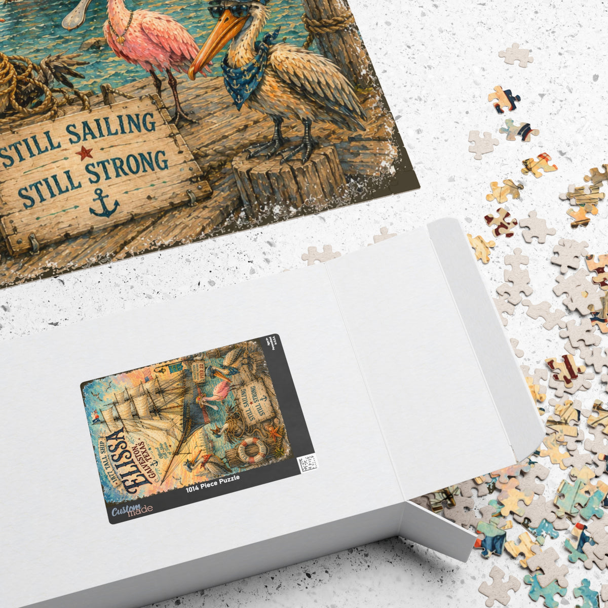Elissa 1877 Tall Ship jigsaw puzzle, alternate view 4