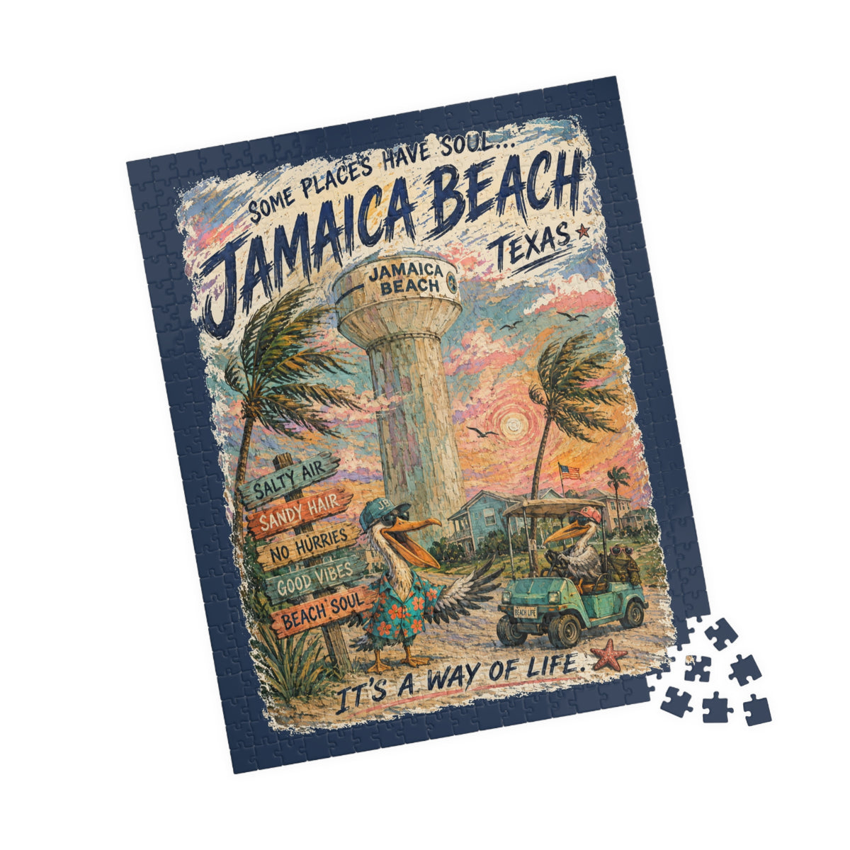 Jamaica Beach Texas jigsaw puzzle, alternate view 6