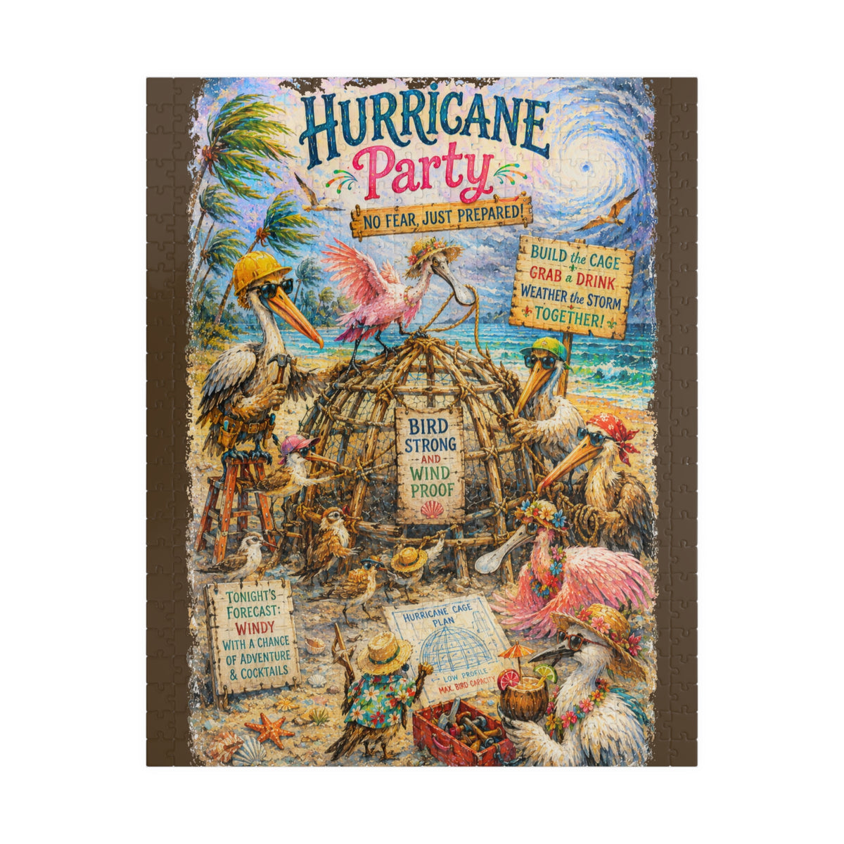 Hurricane Party jigsaw puzzle, alternate view 1