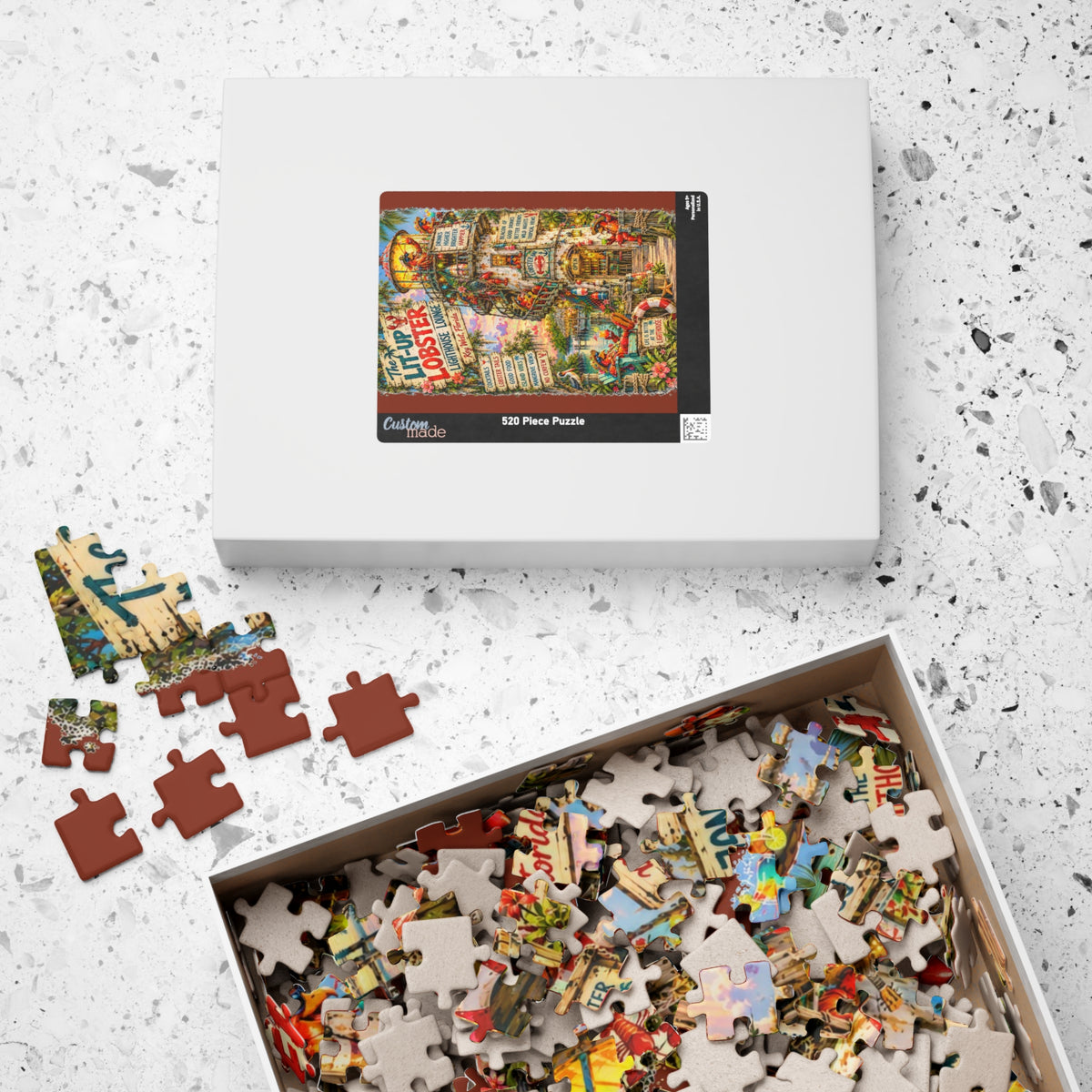 The Lit-Up Lobster Lighthouse Lounge Jigsaw Puzzle