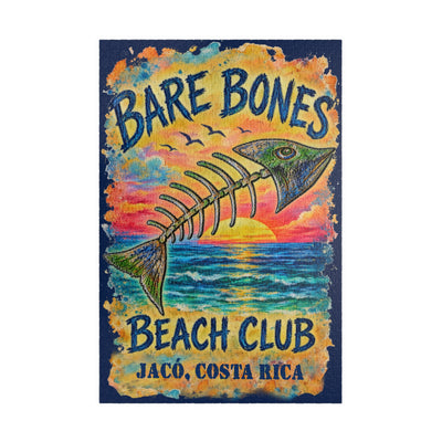 Bare Bones Beach Club – Jacó, Costa Rica jigsaw puzzle – original artwork by The Glass Tattoo Company