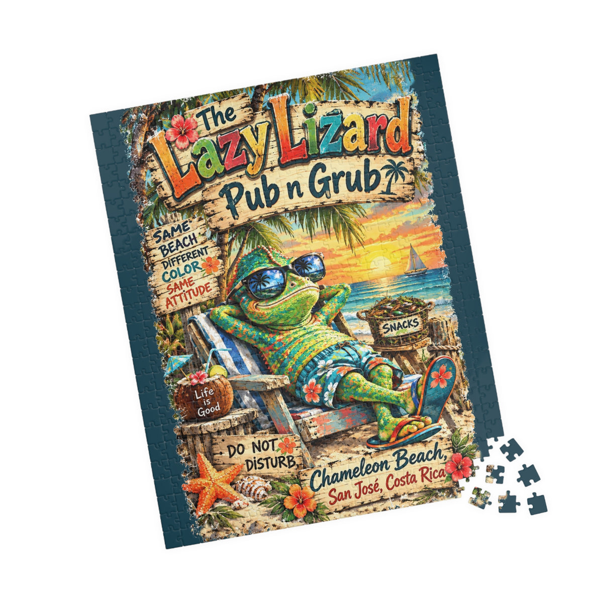 The Lazy Lizard Pub n Grub Jigsaw Puzzle