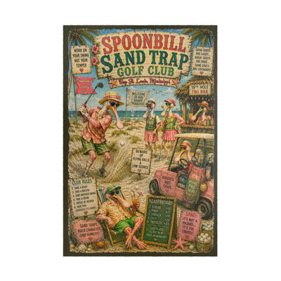 Spoonbill Sand Trap Golf Club – Bay St. Louis, Mississippi jigsaw puzzle – original artwork by The Glass Tattoo Company