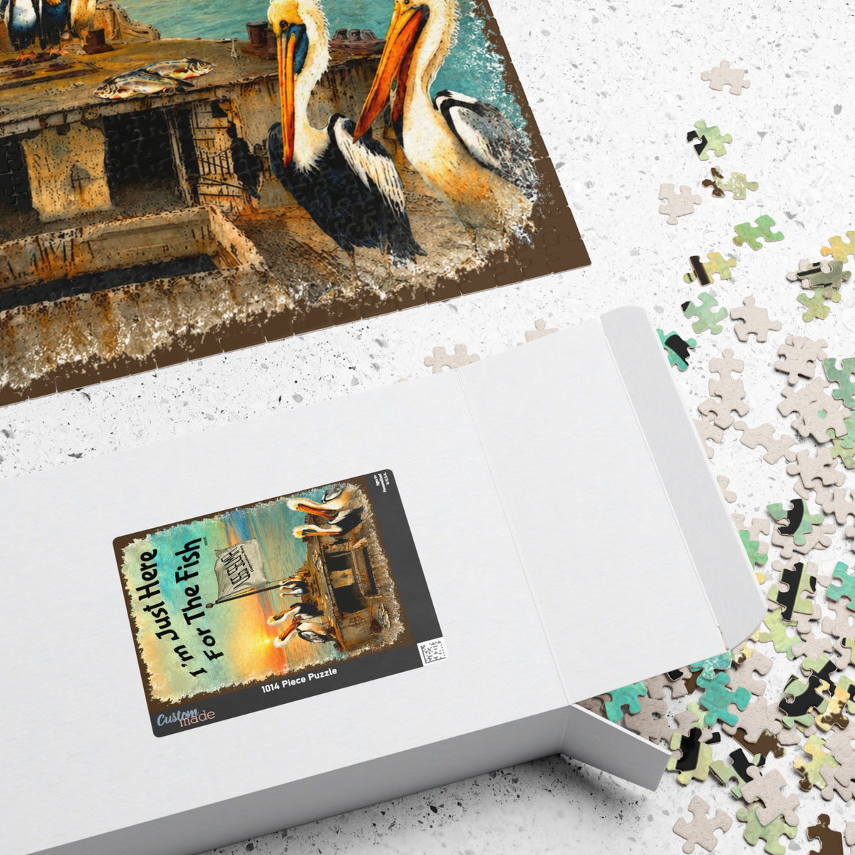 I'm Just Here for the Fish jigsaw puzzle, alternate view 6