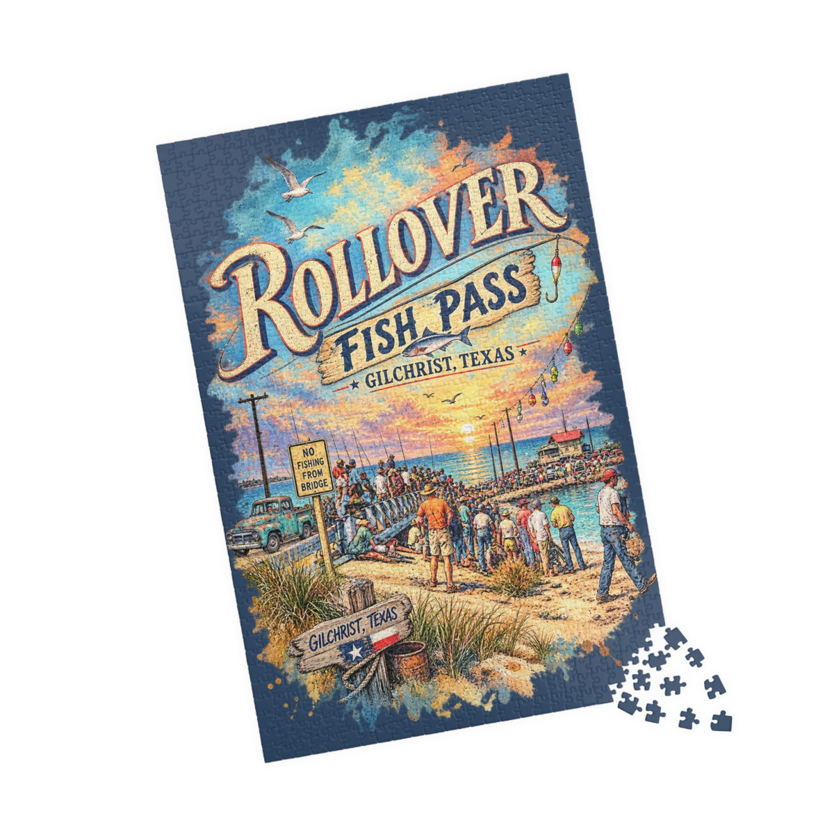 Rollover Fish Pass jigsaw puzzle, alternate view 3